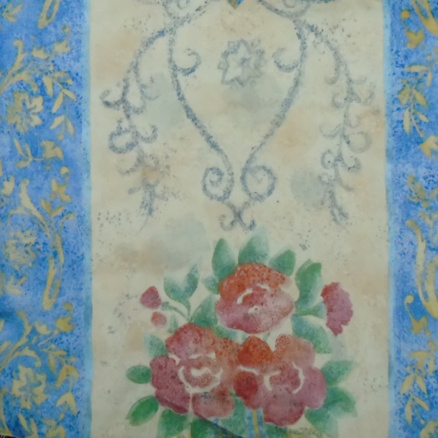 Job Lot of Vintage unused fabric remnants by Anna French 1992 Delphi Stripe