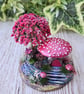 Enchanted Toadstool -Cherry Blossom - Fairy House - Image 9