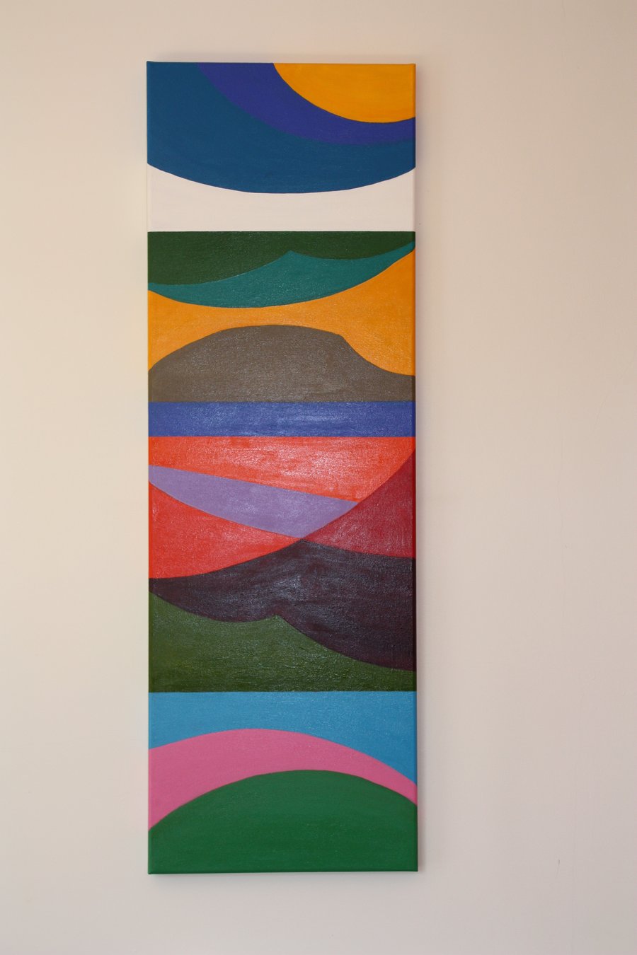 LANDSCAPE SLICE-ACRYLIC PAINTING ON CANVAS