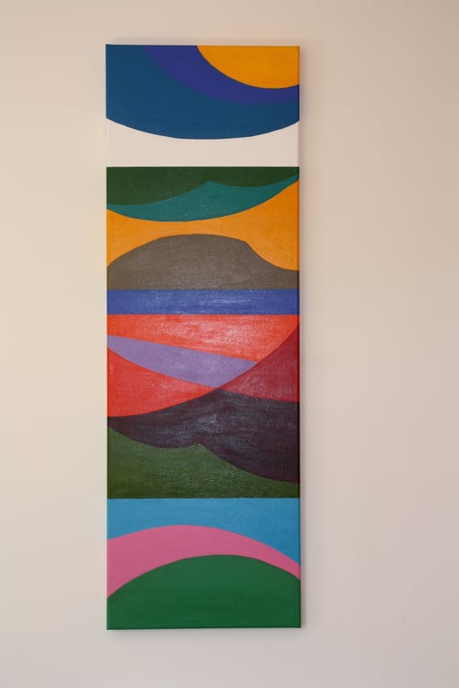 LANDSCAPE SLICE-ACRYLIC PAINTING ON CANVAS