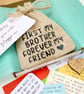Brother Quote Keepsake Bag, 31 Quotes, Gifts Presents for Brothers, Big Bro Gift