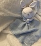 Hand Knitted ‘Snuggle Bunny’ Baby & Toddler Comforter - Image 1