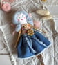Fairy Princess Folk Art Doll One of a kind 