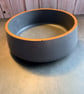 Handcrafted Jesmonite Bowl – Charcoal & Terracotta Edge - Image 5