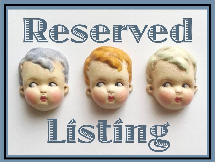 Reserved Listing For Hazel - Dottie Dollie Doll Brooch