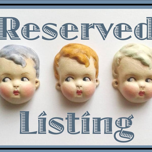 Reserved Listing For Hazel - Dottie Dollie Doll Brooch