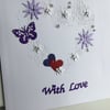 Beautiful ‘with love’ card. CC332