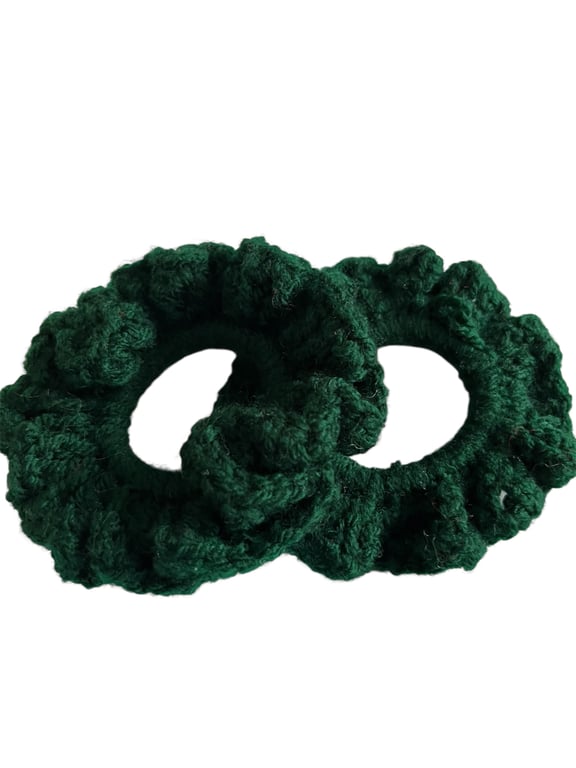 Bottle Green scrunchie (School uniform collection)
