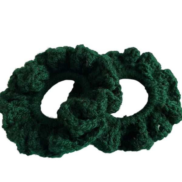 Bottle Green scrunchie (School uniform collection)