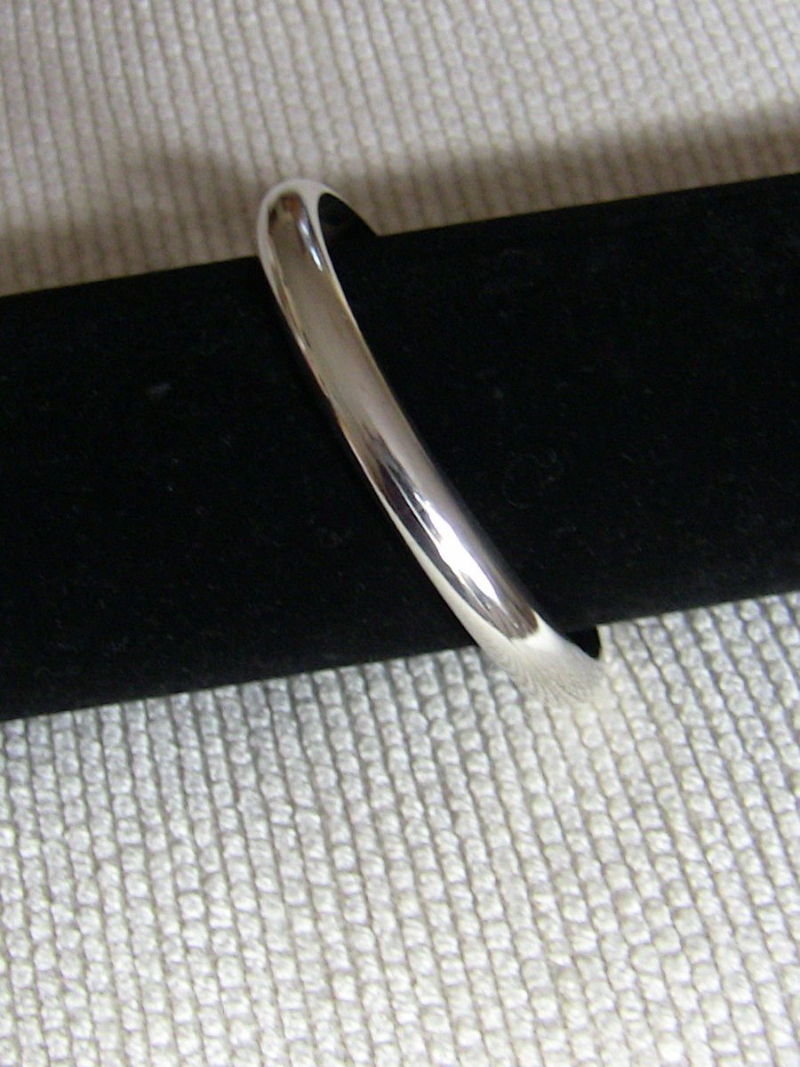Extra-Chunky Sterling Silver Cuff Bangle, Unisex, B20