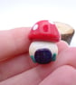 small glass toadstool house - Image 4
