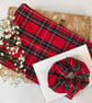 Seasonal Newborn Gift, Breastfeeding Cover and Scrunchie, Burp Cloth, Comforter