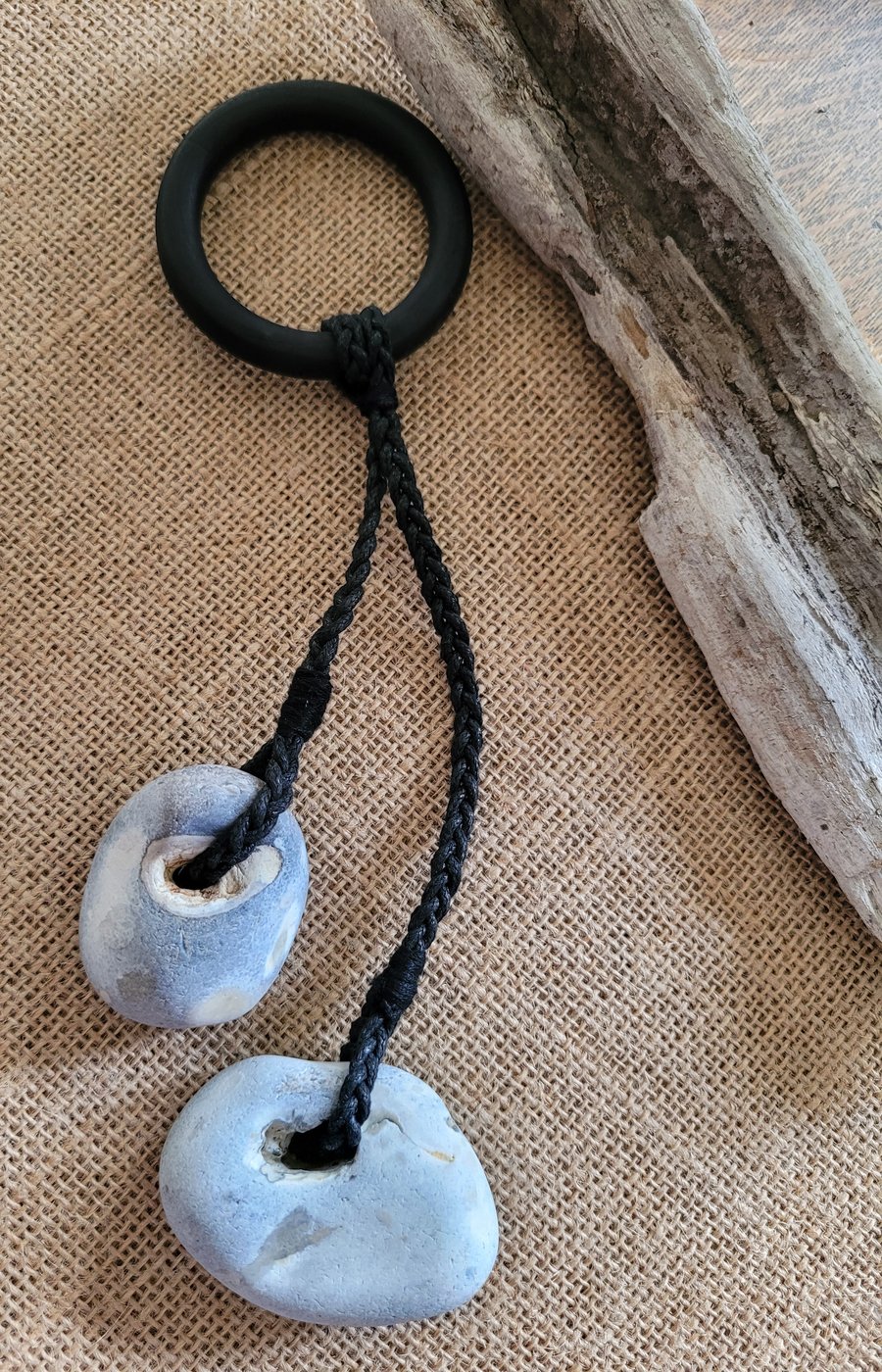 Protective Hag Stone Hanging