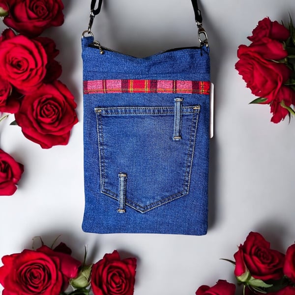 Denim bag made from jeans