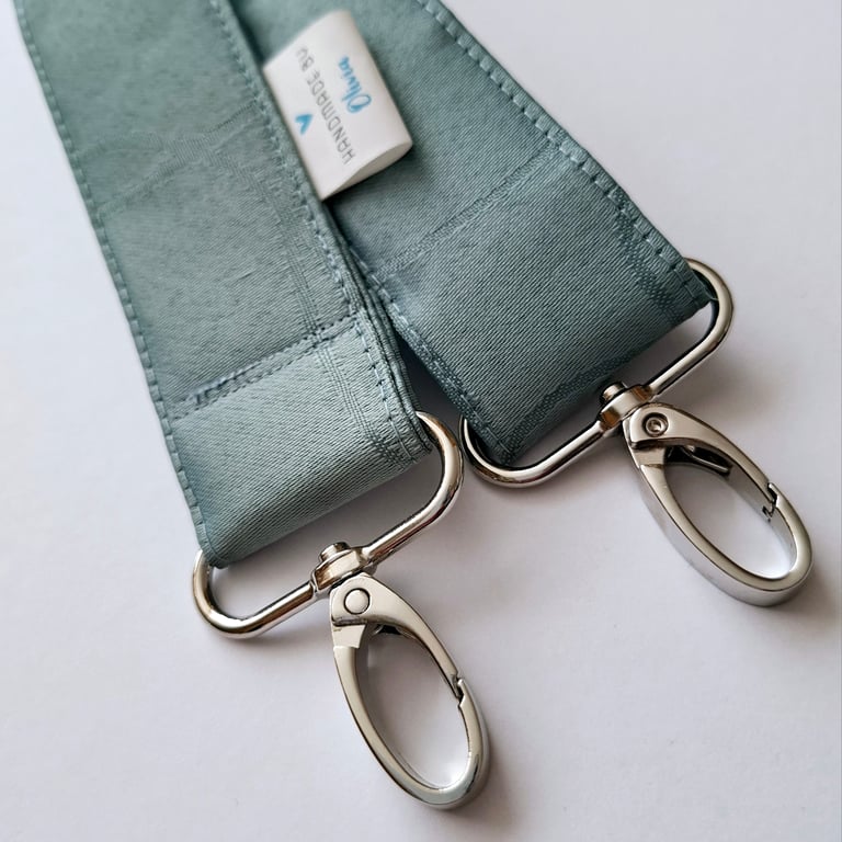 Light teal replacement handbag strap 