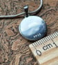 Handmade Necklace, Unique, Eco Friendly, Sterling Silver, Forget me not. - Image 4