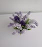 Upcycled Tin Can with Wildflower Decoupage & Faux Lavender Blooms - Image 4
