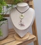 Spring Resin Pendant Necklace 