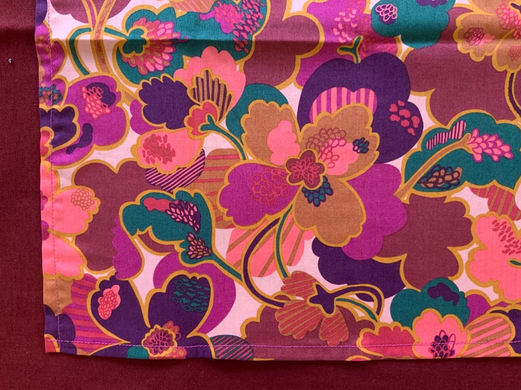 Handmade Liberty Tana Lawn Cotton Handkerchief – Prospect Flower floral design