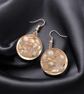 Copper Geode Peruvian Opal Earrings - Free Postage - Image 4