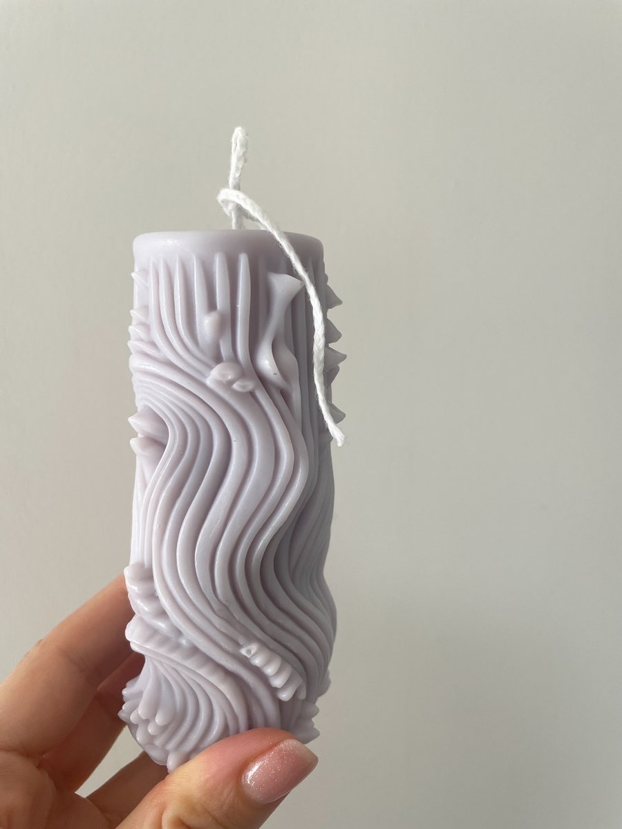 Vintage Style Cylinder Candle