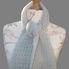 Pretty Light Grey Sparkle Scarf