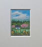 Daffodil Cottage - Original miniature. A5 Mounted - Image 3