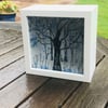  3 dimensional winter tree scene 