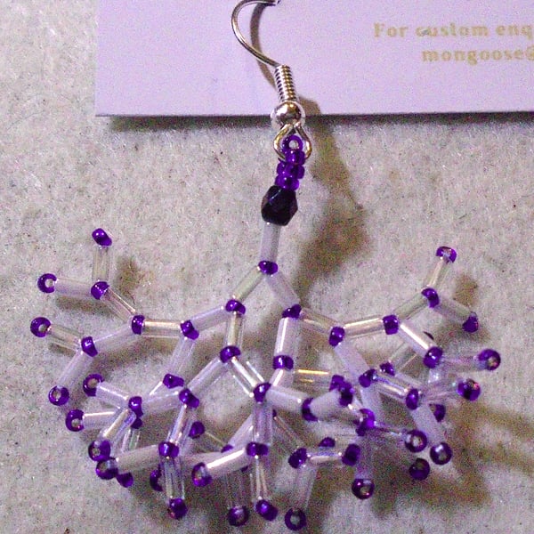 Fractal-style earrings (customisable)