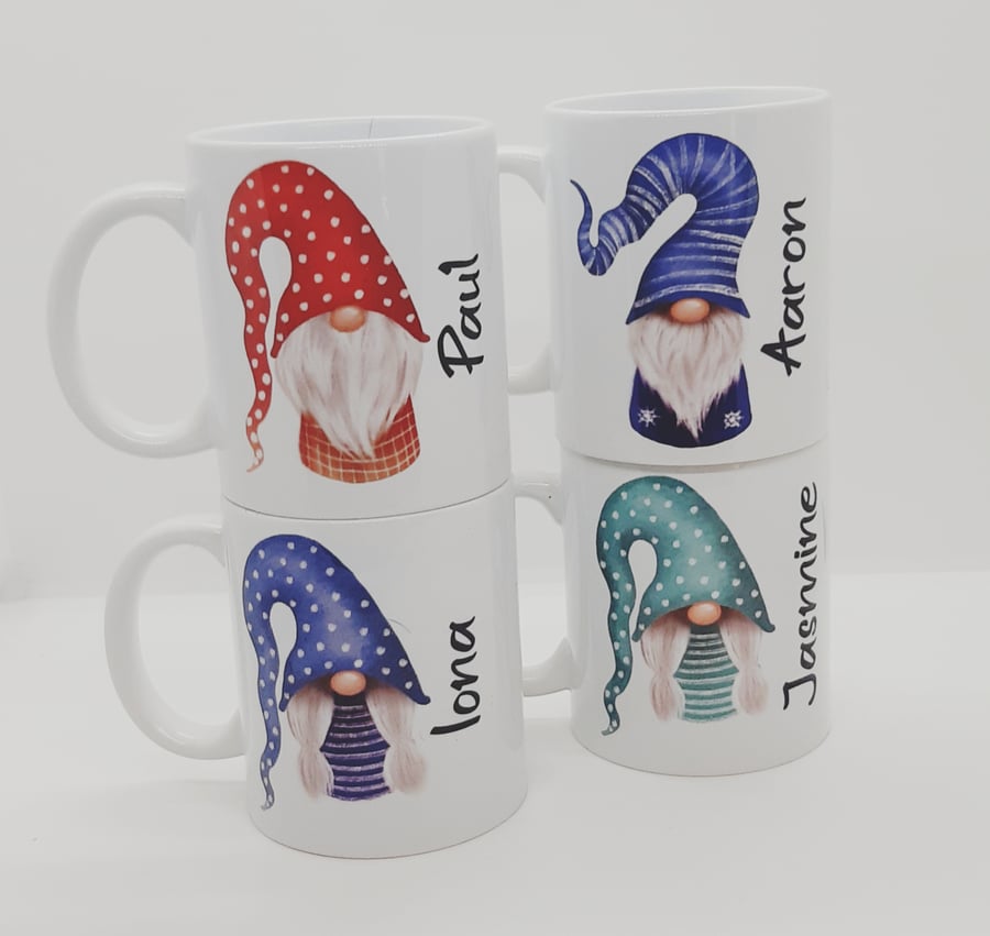 Personalised Gnome Mug