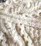16" Cream Aran Jacket with Collar - Image 6