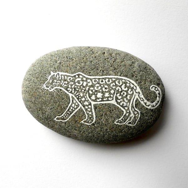 Painted Jaguar Stone - MADE TO ORDER