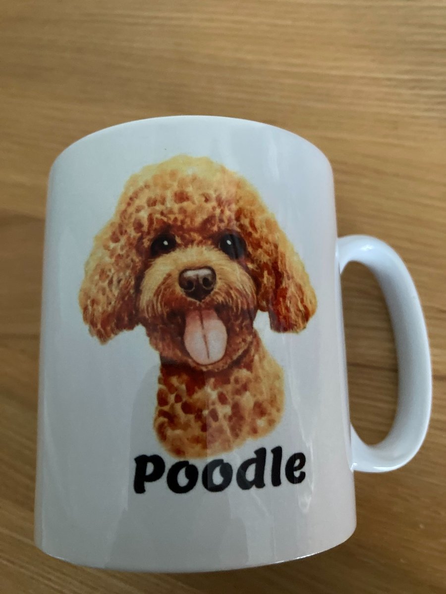 Poodle  Design  Mug ,coffee mug ,dog design. Free P&P
