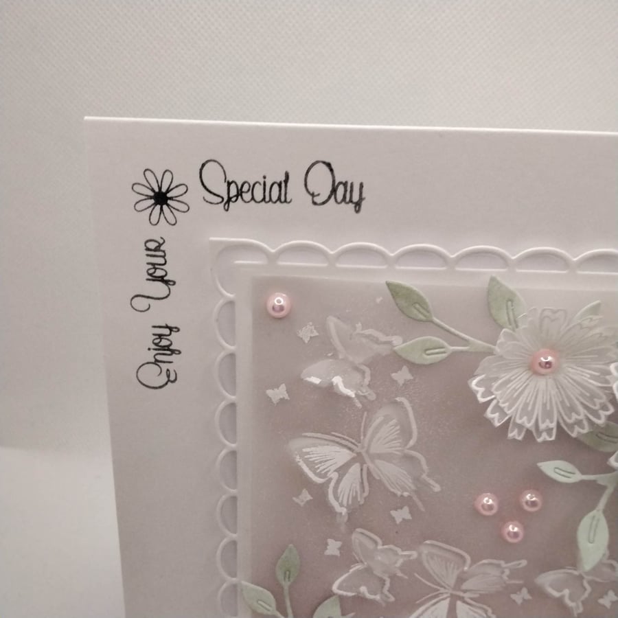 Mother's day card - Butterfly wishes