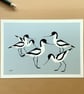 Avocets - bird art print - Image 2