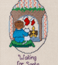 Waiting for Santa – Handmade Framed Christmas Cross Stitch - Folksy