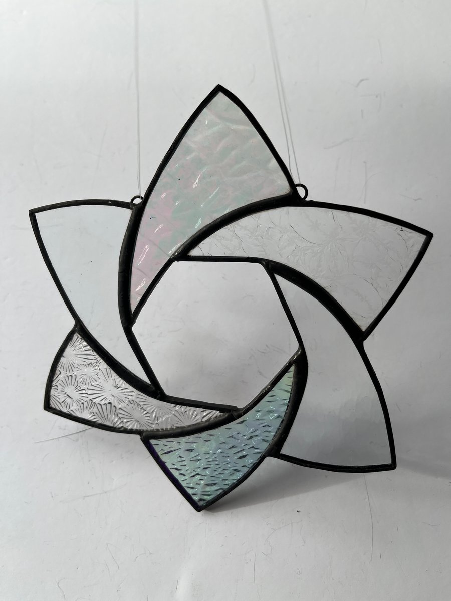 Perfectly Imperfect Stained Glass Star 