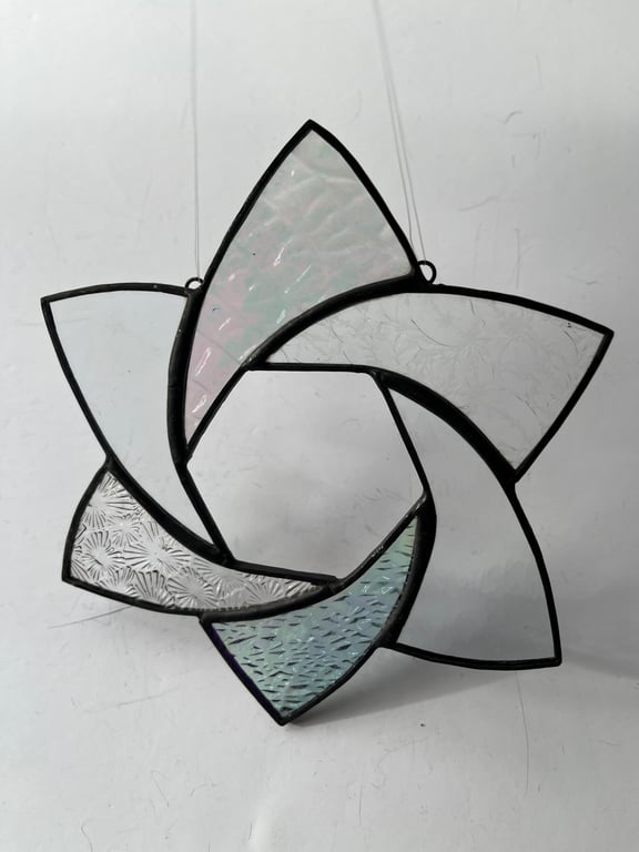 Perfectly Imperfect Stained Glass Star 