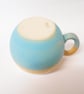 Mug Huggable Turquoise Blue Stoneware Ceramic. - Image 4