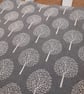 Cream Mulberry Tree On Grey Tote Bag, Shopper. Natural Linen look. - Image 4