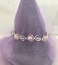 7 inch Clear and Cloudy Wirework Bangle - Image 4