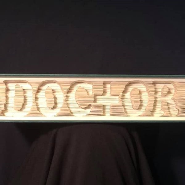 DOCTOR Sideways CUT & FOLD Book Folding Pattern - EMAILED PDF PATTERN