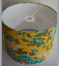 Handmade Drum Lampshade In Joel Dewberry's Rose Bouquet Fabric - Image 2