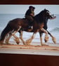 Horses 16 x 12