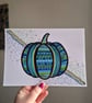 A5 Halloween Print - Unframed Doodle Pumpkin Art - Image 2