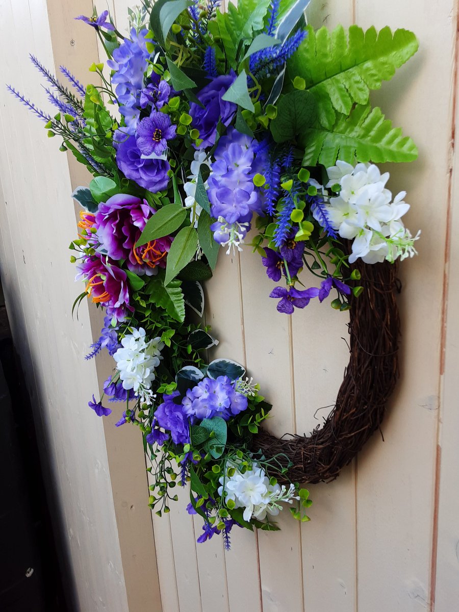 Pumpkin,56cm wreath, door wall table grave weddings present. 