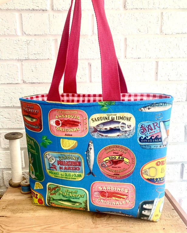 Sardines Tote Bag