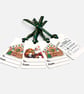 Plantable Christmas Gift Tags Set of 4, Santa & Gingerbread Seed Paper - Image 4