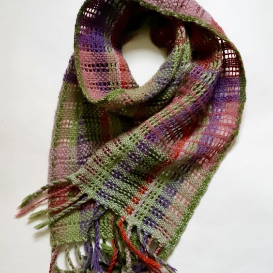 Handwoven Lacy Scarf