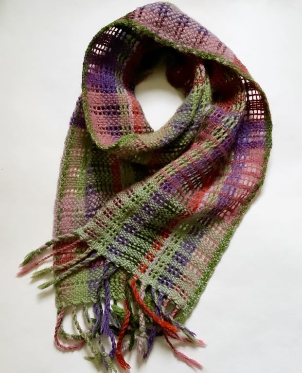 Handwoven Lacy Scarf